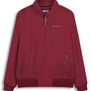Burgundy Harrington Jacket