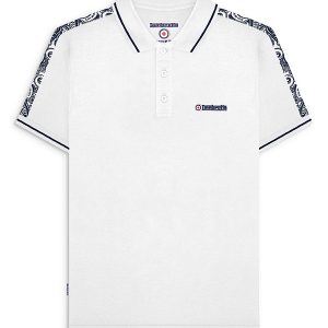 Badge Logo Polo White