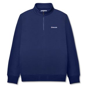Quarter Zip Navy Sweat