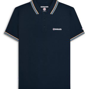 Triple Tipped Navy Sand Blue Polo